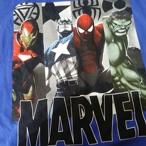 Blue extra large Marvel men's t-shirt Iron Man Cap